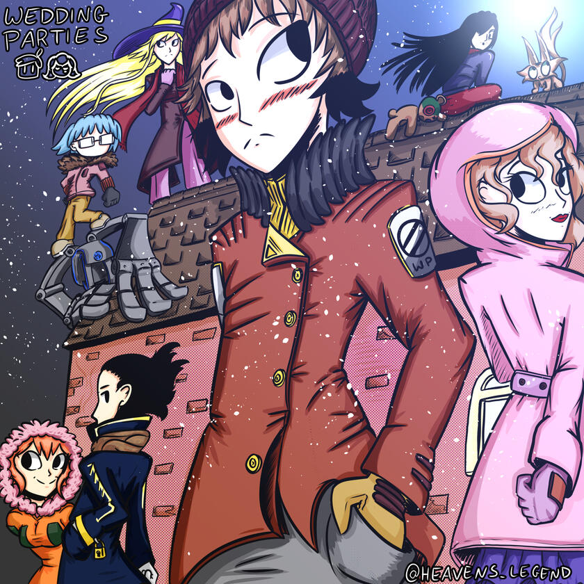 Illustration - Wedding Parties Social Media